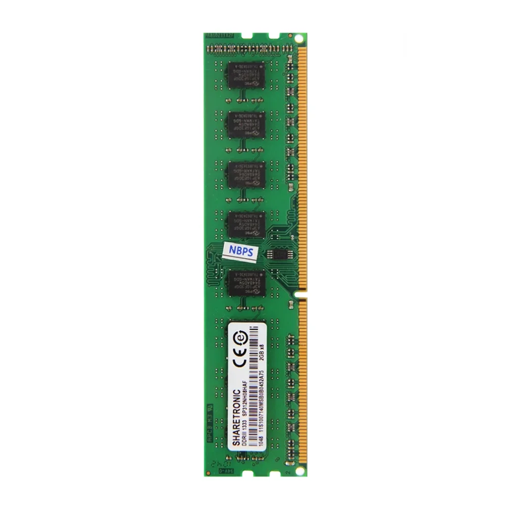 Imagem 3 de 4 do produto Memoria 2gb Ddr3 1333 Cl9 1.5v Desktop Sp312nh08haf Sharetonic