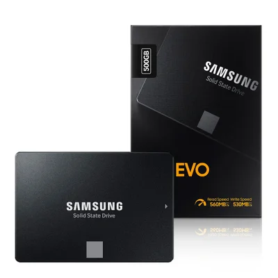 SSD  500gb 2.5 Sata 3 870 Evo 560mb/s Leit - 530mb/s Grav Mz-77e500b/eu Samsung