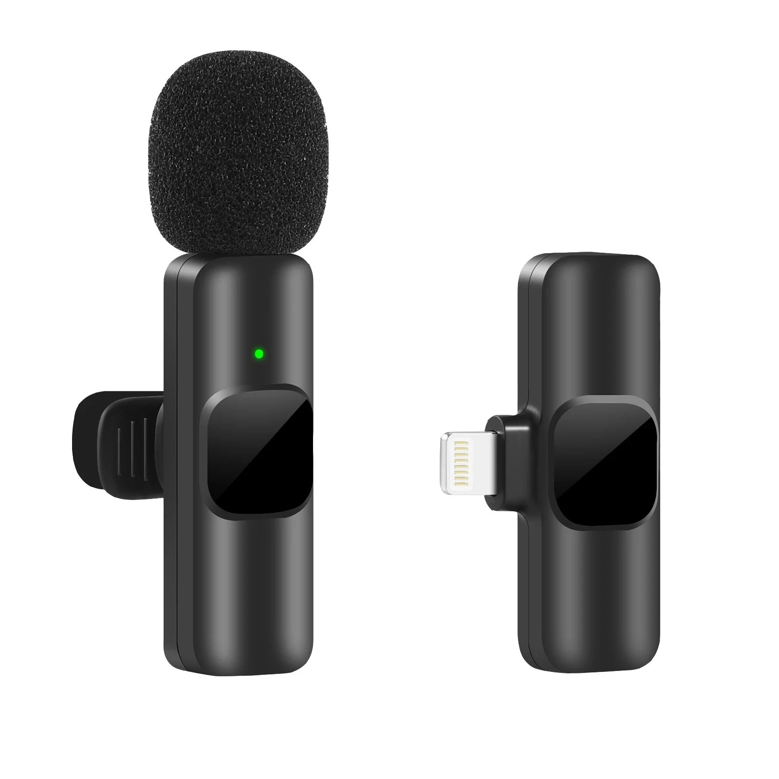 Mini Microfone Lapela Sem Fio Com Redução De Ruído