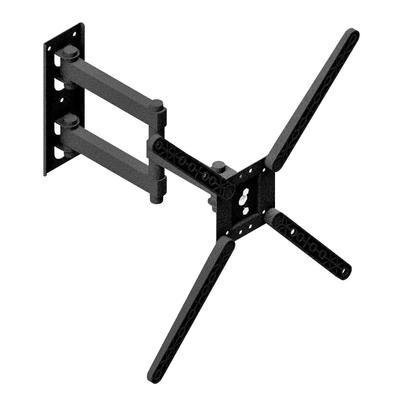 Suporte De Ferro Para Monitor/tv Suporte Fixo De Parede Com Movimentos Triarticulado E Com Inclinação Para Telas De 10 A