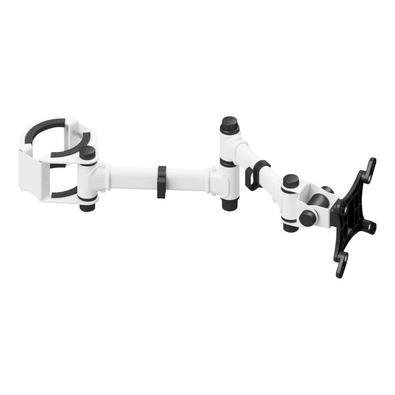 Suporte Para Tv/monitor De 10  Até 32  P/ Cadeira Odont Cor:branco