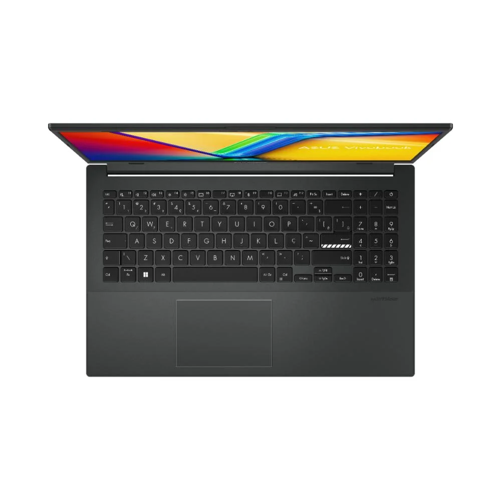 Notebook Asus Vivobook Go 15 E1504fa AMD Ryzen 5-7520u, 4GB RAM, SSD 256GB, Tela 15.6" Full HD, Linux Keepos, Black - Nj1287