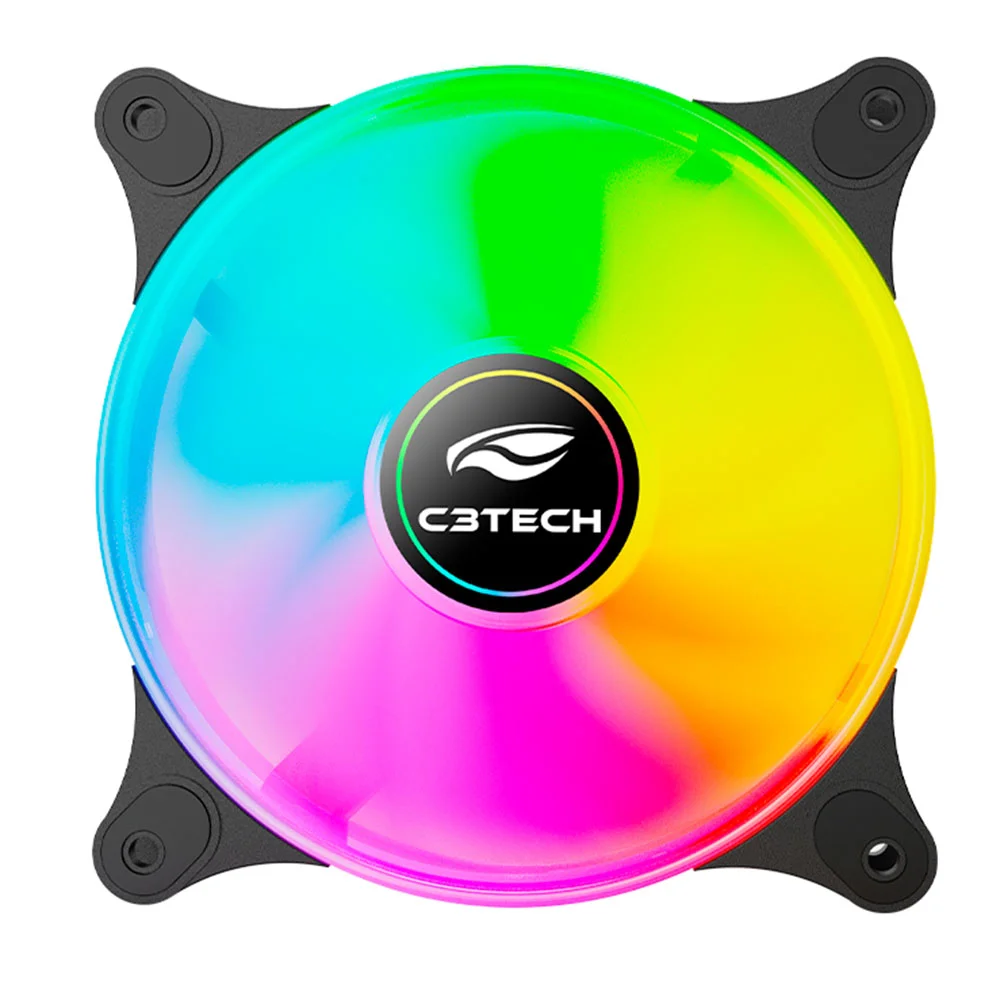 Cooler 120mm Com LED ARGB C3tech F9-l170bk 4