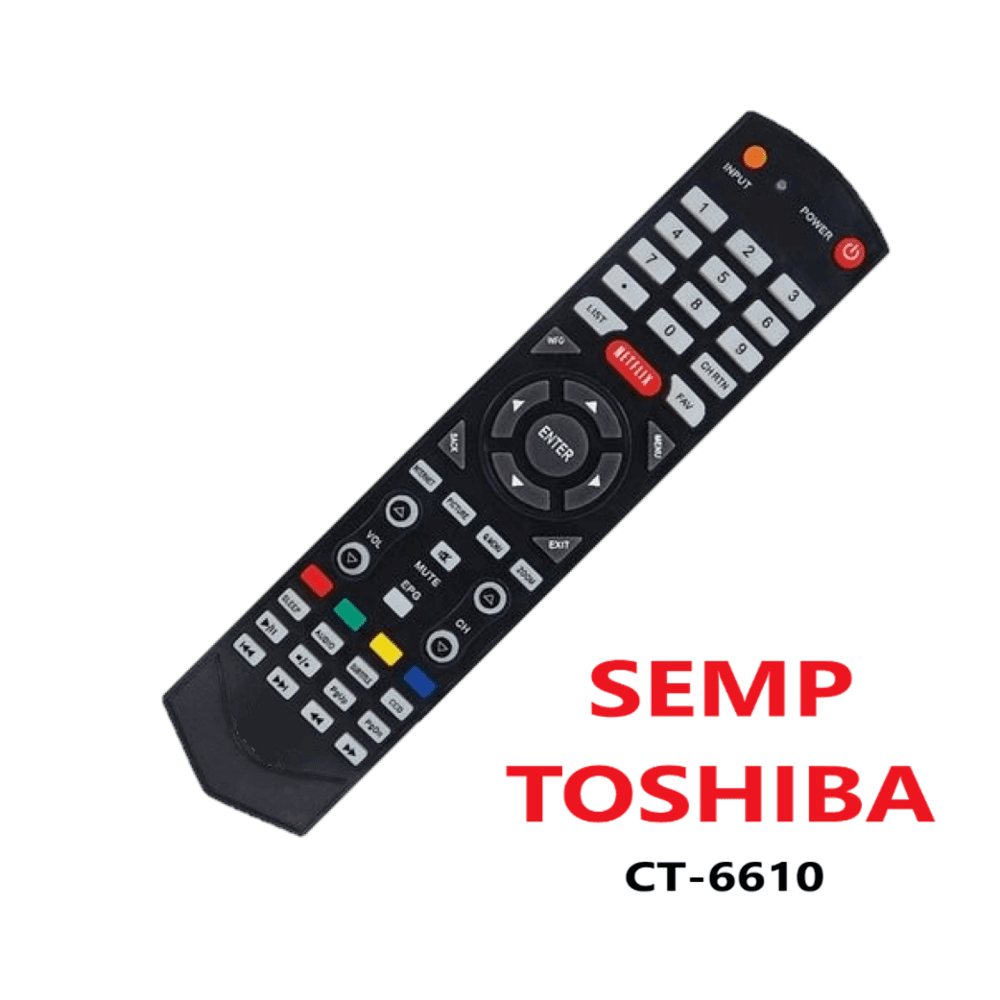Imagem 3 de 3 do produto Controle Remoto Tv Semp Toshiba Ct-6610 -7010 -7011 -8050