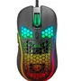 Mouse Gamer com Fio Comeia Led Rgb Ultra Leve 7200 Dpi