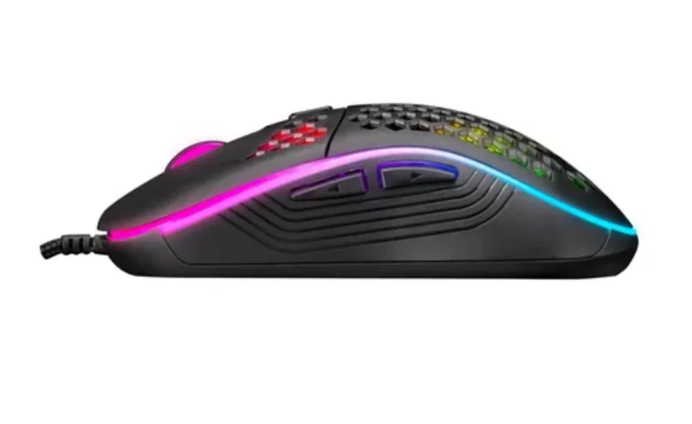 Mouse Gamer com Fio Comeia Led Rgb Ultra Leve 7200 Dpi Mouse Gamer com Fio Comeia Led Rgb Ultra Leve 7200 Dpi