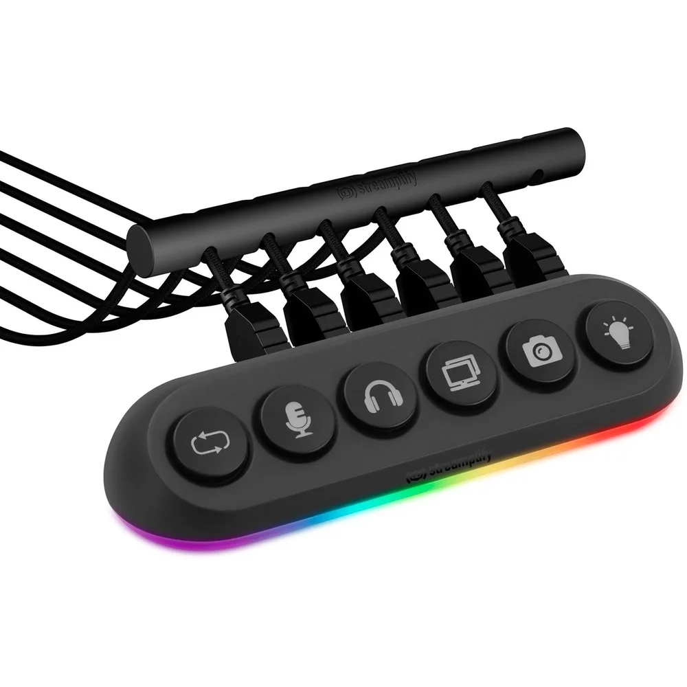Imagem 3 de 5 do produto Hub 5 Portas Usb 3.0 Deck 5 Preto Streamplify