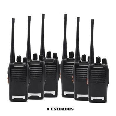 Kit 6 Radio Comunicador Walktalk Talkabout Profissional 777s