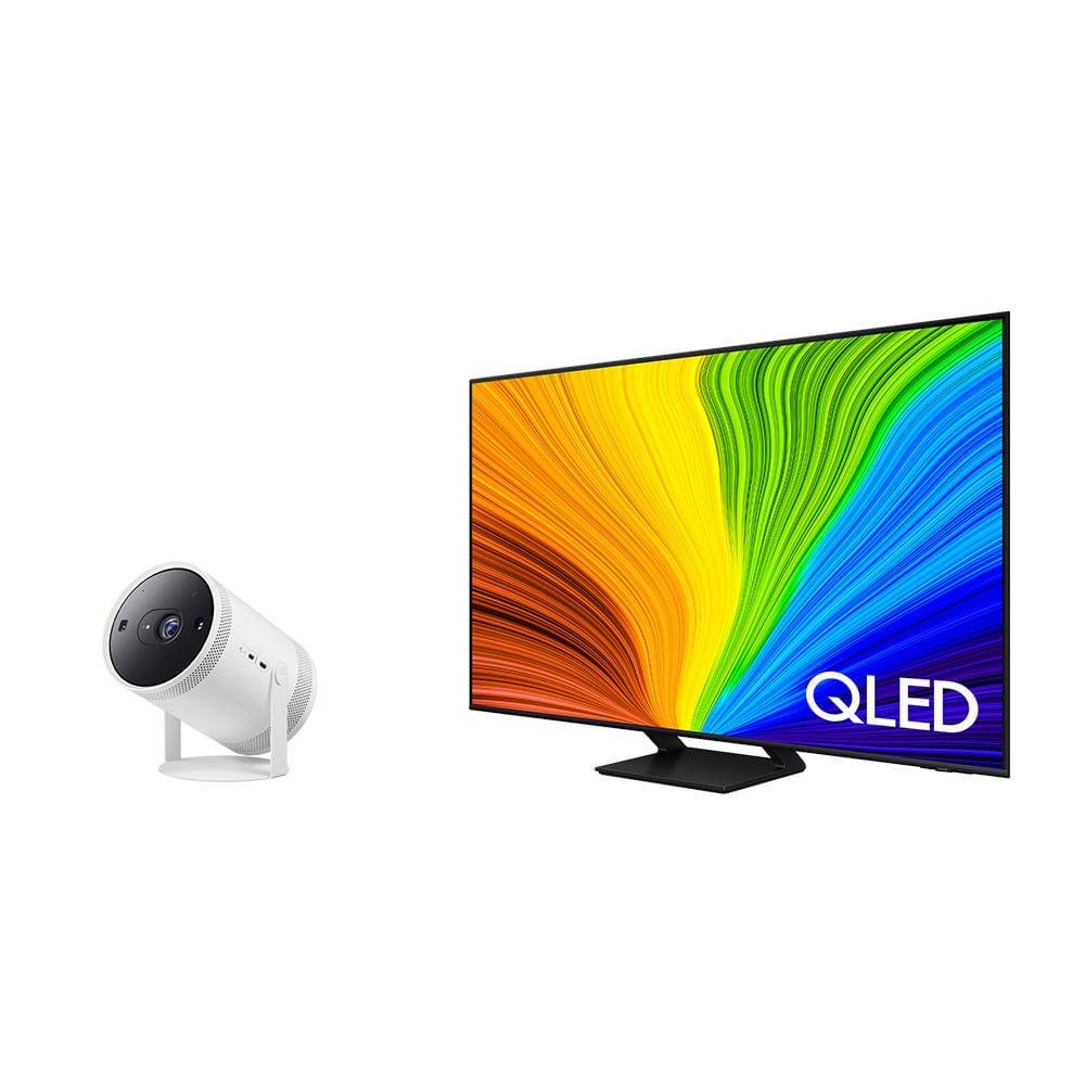 Smart Tv 55” QLED 4k 55q70d 2024 + The Freestyle 2nd Gen. Kit