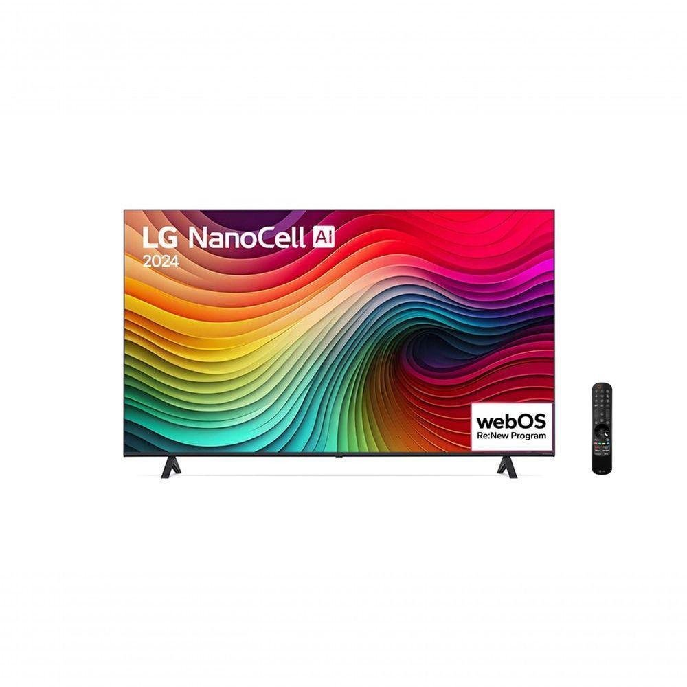 Smart TV 86 Polegadas LG Nano Cell Nano80, 86Nano80, 4K, Processador AI 9 Ger6, Upscaler AI Super Upscaling 4K, Dolby Vision/HDR10/HLG, Wi-Fi 5, WebOS 23