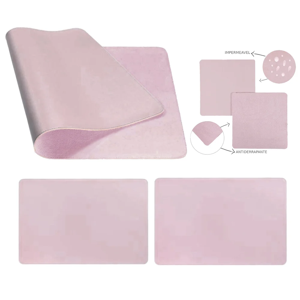 Imagem 3 de 5 do produto Kit Mousepad e Limpa Tela + Microfibra Notebook Pc Game Trabalho