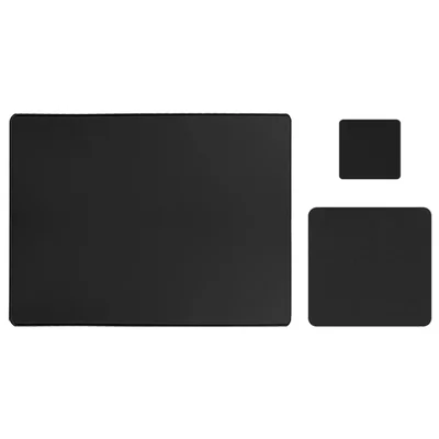 Kit Mouse Pad Para Notebook Apoio de Mesa Trabalho Escritório Setup Desk Pad Jogos - Preto
