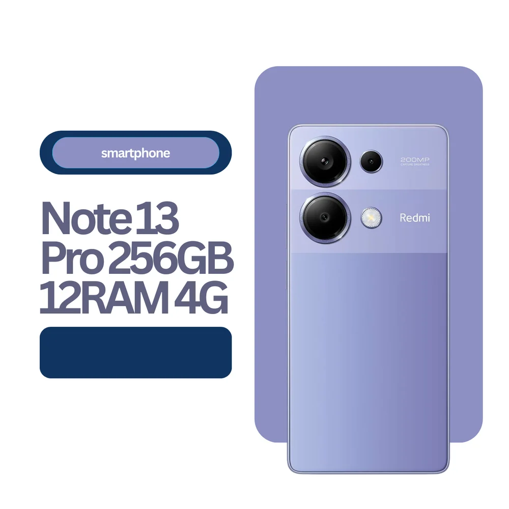 Smartphone Note 13 Pro 4G 256GB 12 RAM KaBuM