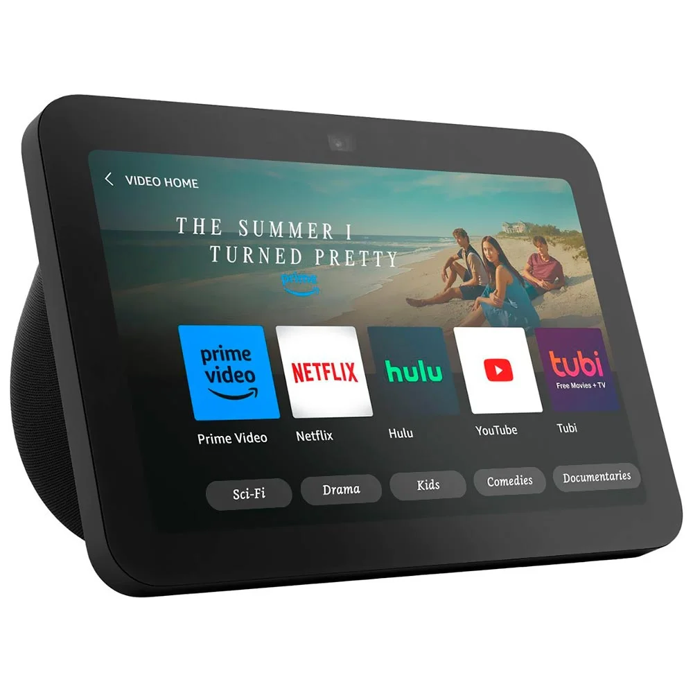 Echo Show 8 + Echo Pop セット Amazon Echo Show 8 (Geração mais recente) - Com novo design, tela