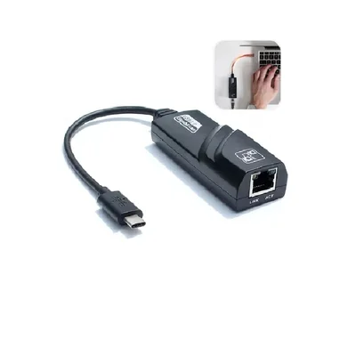 Adaptador Usb Tipo C X Rj45 10/100/1000 Tebera