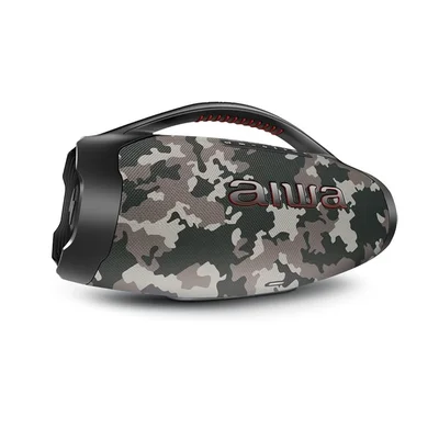 Caixa De Som Boombox Plus Aiwa Bbs-01-bg 200w Cinza