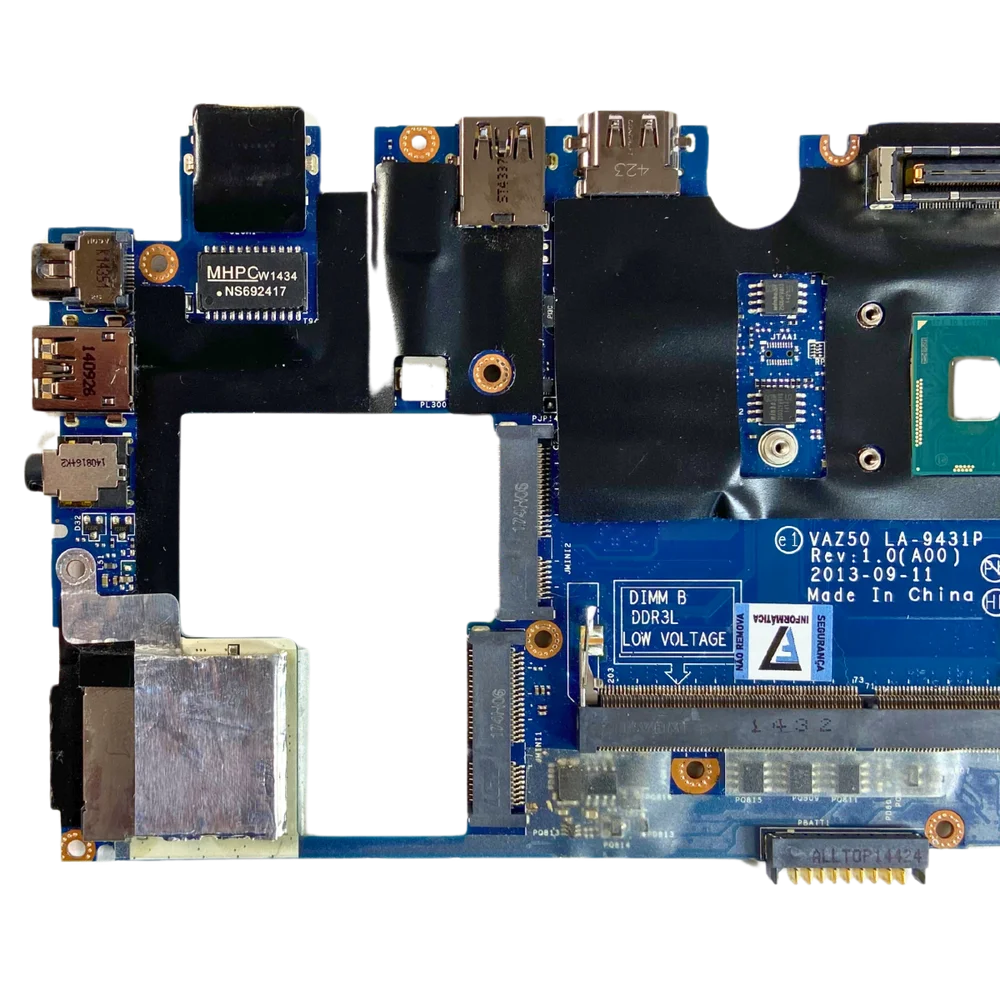 Placa Mãe Dell Latitude La-9431p Core™ i5-4310u 2 Slot Ddr3 7