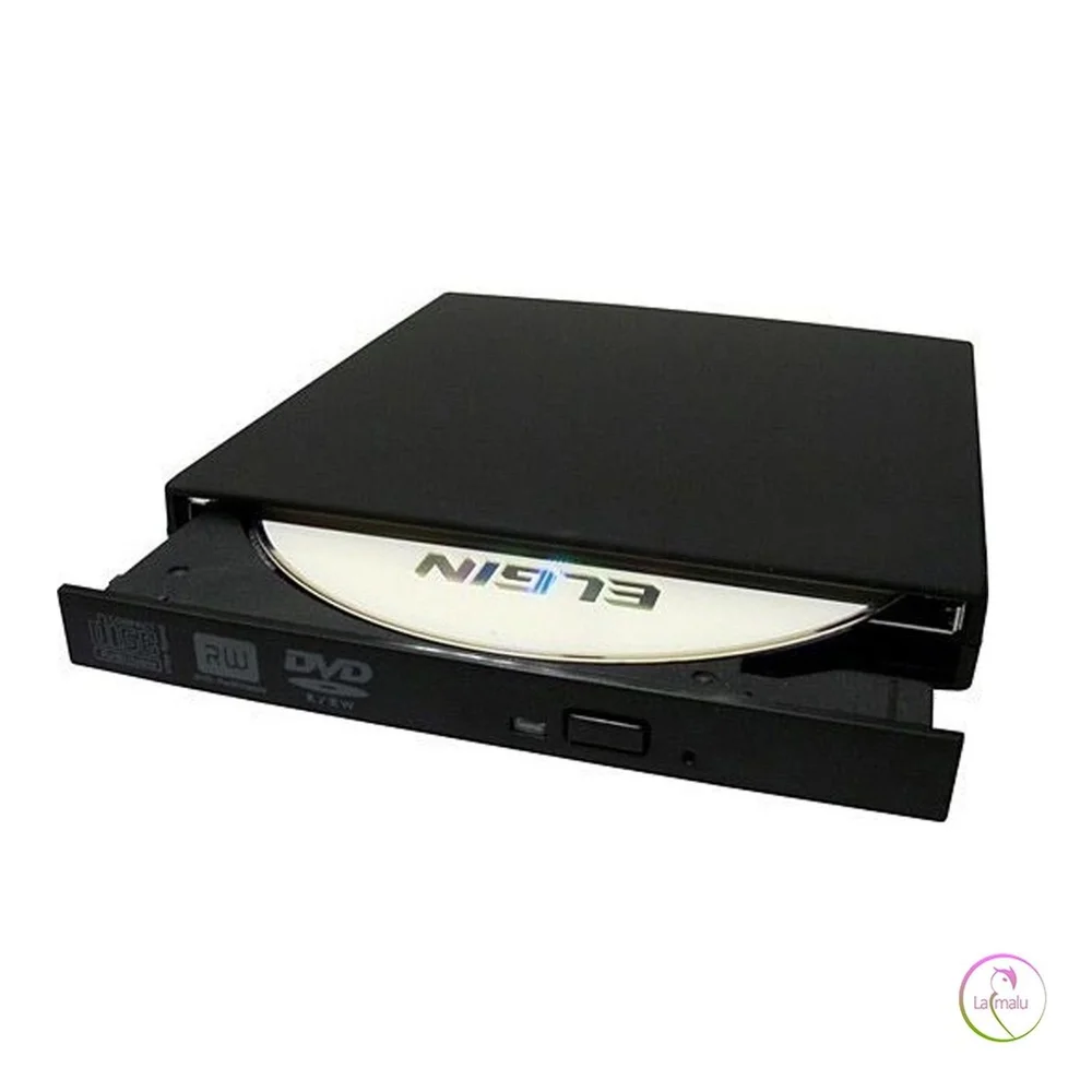Imagem 2 de 3 do produto Gravador E Leitor De Dvd E Cd Externo Slim Usb Para Notebook Ou Cpu