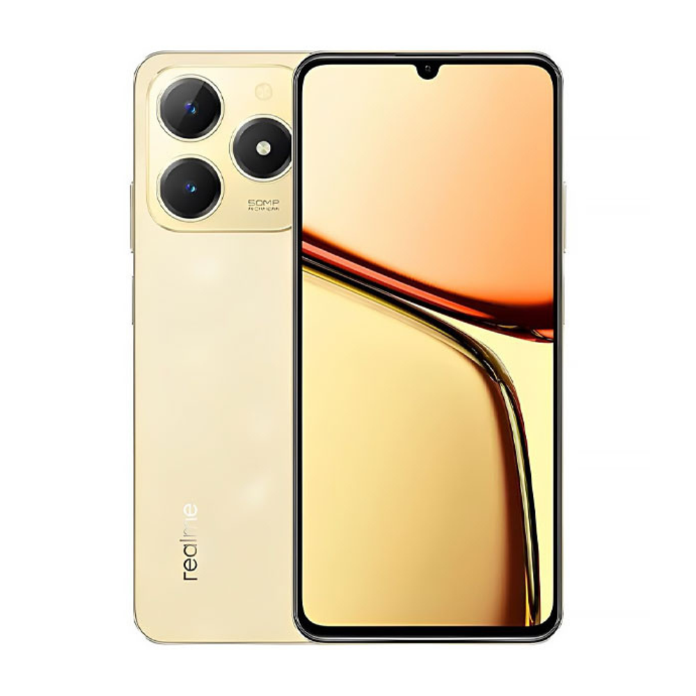 Smartphone Realme C61 Dual Sim, Nfc, 256 GB, 8 GB Ram, Tela 6.74, Rmx3930, Gold