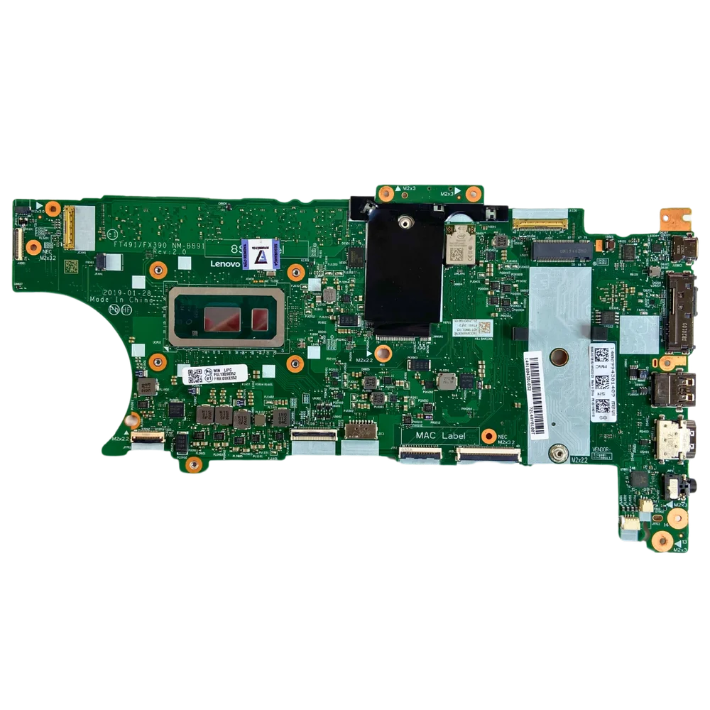 Placa Mãe Lenovo ThinkPad T480 FX390 X390 Nm-b891 Core I7-8665u 8GB Ddr4 Onboard 4
