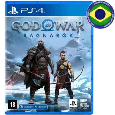 God Of War Ragnarok PS4 Edição Dublada Em Português Mídia Física Playstation 4
