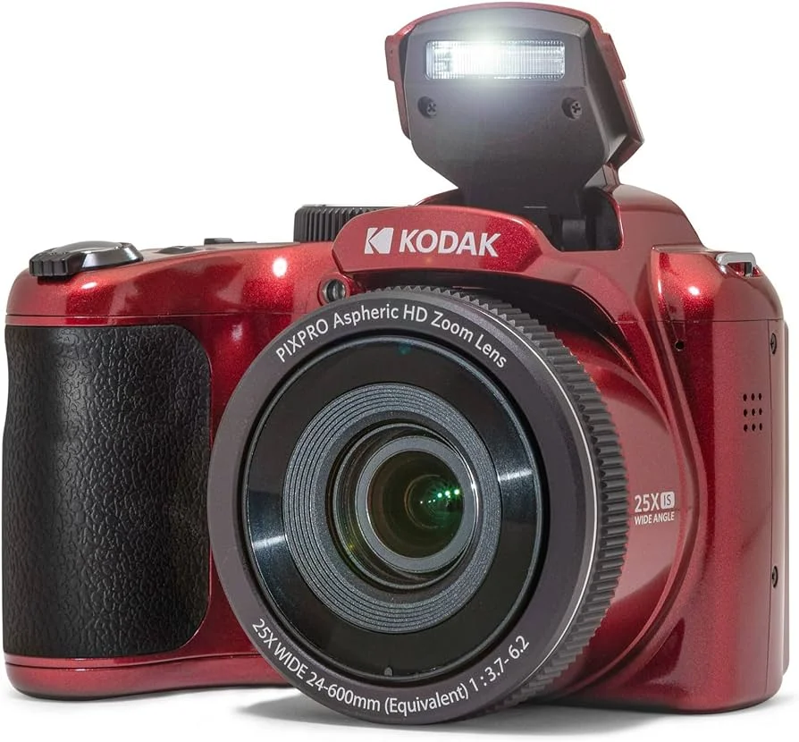【G2378】 KODAK PIXPRO FZ55 レッド コダック ピクスプロ KaBuM Aperte o K e evolua em Tecnologia e Games