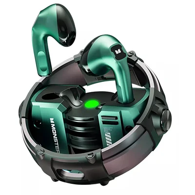 Fone Bluetooth Gamer 5.3 Android Ios PC Gaming Ipx4 Verde.