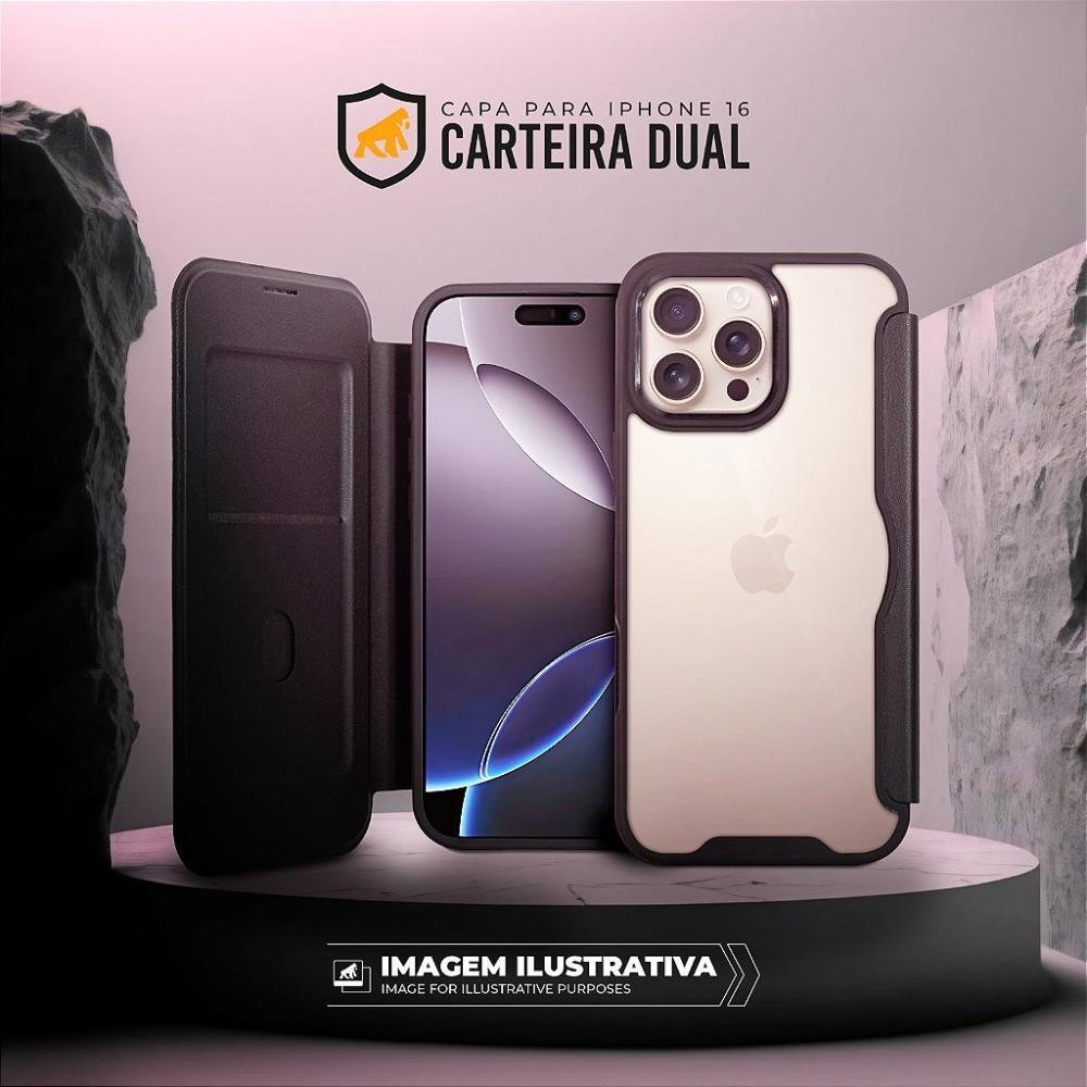 Imagem 2 de 5 do produto Capa Para Samsung Galxy S24 Plus - Carteira Dual - Gshield