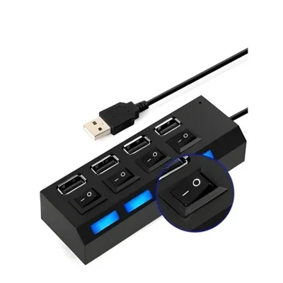 Hub 4 Portas Usb Com Controle Individual On Off Kapbom Ka-h4u
