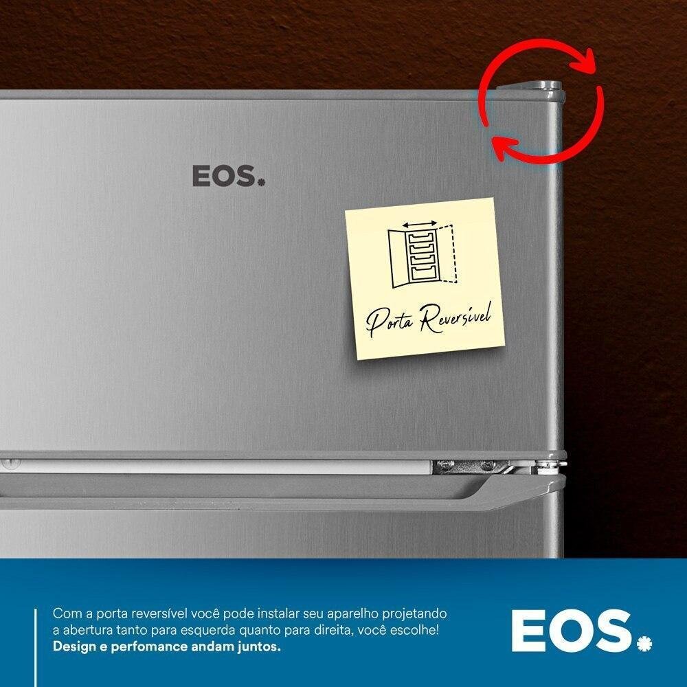 Imagem 3 de 5 do produto Frigobar Eos 88 Litros Duplex Inox Efb140di 110v