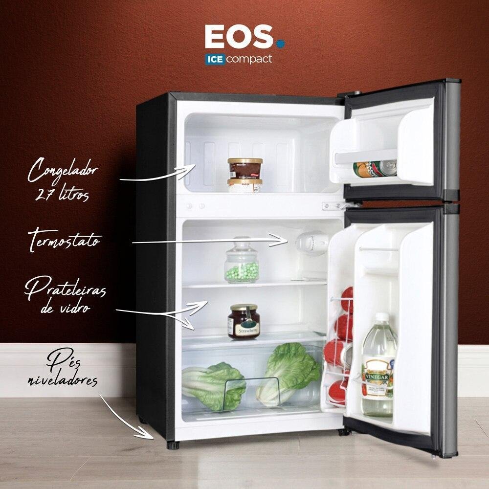 Imagem 4 de 5 do produto Frigobar Eos 88 Litros Duplex Inox Efb140di 110v