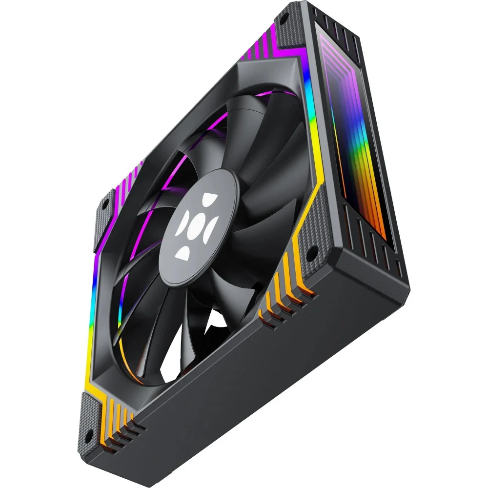 Cooler/fan Para Gabinete Fortrek Frosty Rainbow Preto 5