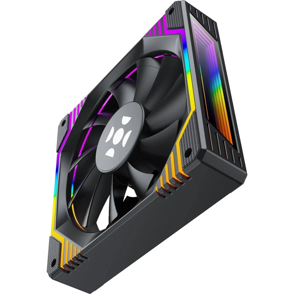Imagem 4 de 5 do produto Cooler/fan Para Gabinete Fortrek Frosty Rainbow Preto