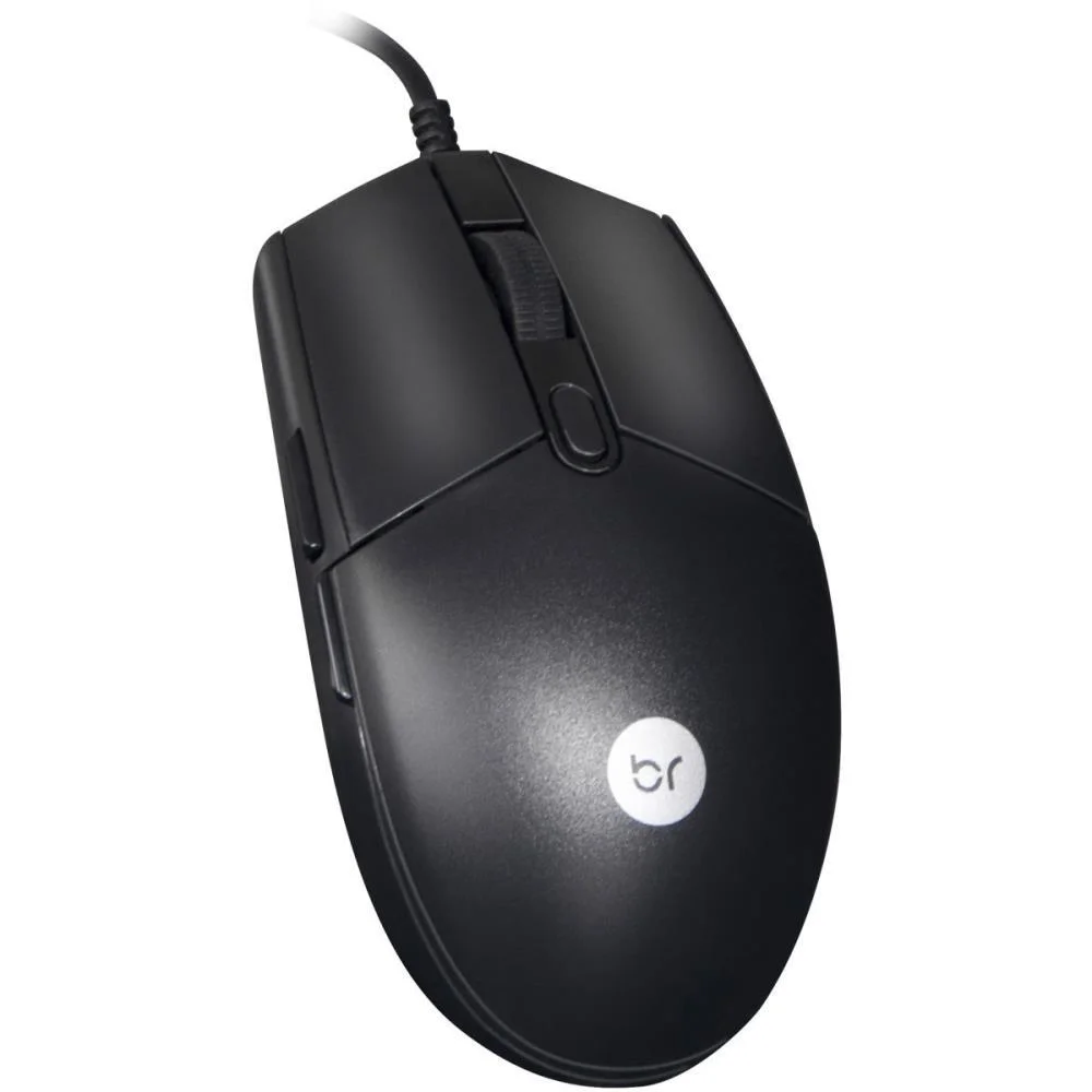 Imagem 3 de 5 do produto Mouse Optico Usb Gamer Ser Preto 3600dpi