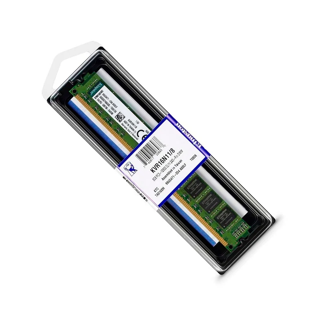 Memória Ddr3 8GB 1600mhz PC3 12800 Kvr16n11/8 Kingston P/ Desktop Memória Ddr3 8GB 1600mhz PC3 12800 Kvr16n11/8 Kingston P/ Desktop