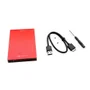 Gaveta C3tech Para Hd Externo 2,5" Usb 3.0 Ch-400rd Vermelho