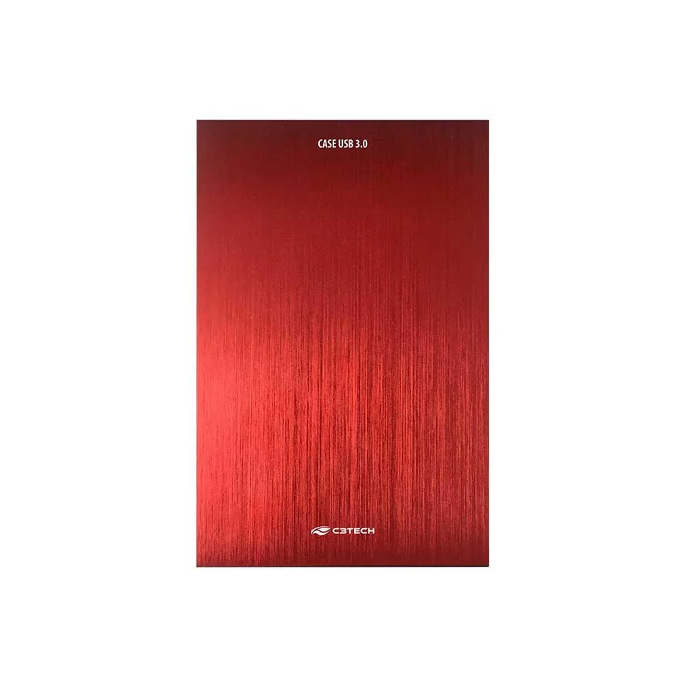 Gaveta C3tech Para Hd Externo 2,5" Usb 3.0 Ch-400rd Vermelho Gaveta C3tech Para Hd Externo 2,5" Usb 3.0 Ch-400rd Vermelho