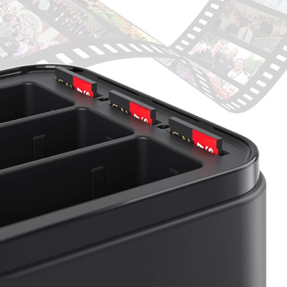 Imagem 5 de 5 do produto Carregador Triplo Para Gopro Hero 13 Black