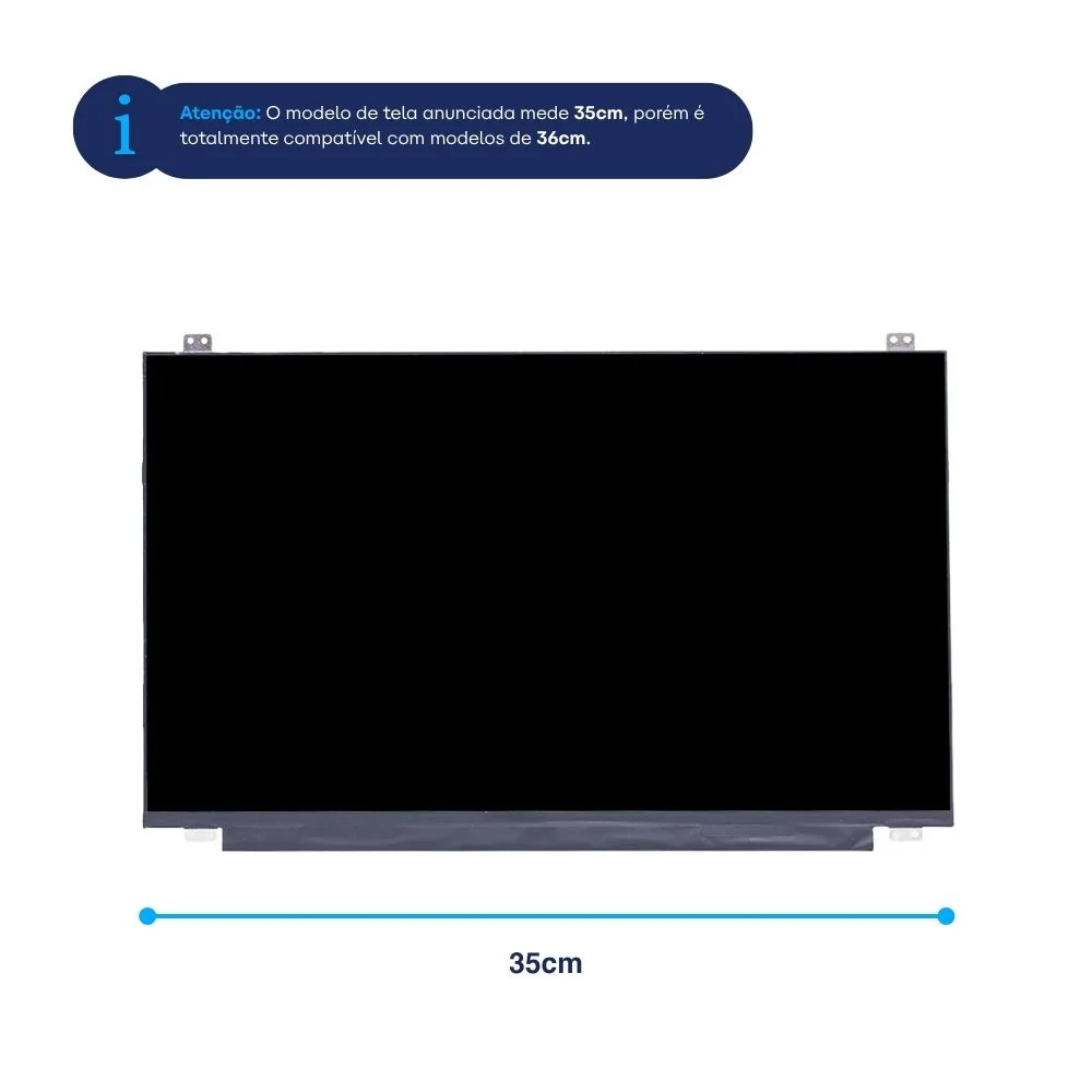 Tela 15.6" LED Slim Para Notebook Part Number Lp156whb (tp)(a2) Tela 15.6" LED Slim Para Notebook Part Number Lp156whb (tp)(a2)