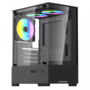 Gabinete Gamer Bg-055 Hit Pro 3x Fan RGB Vidro Temperado