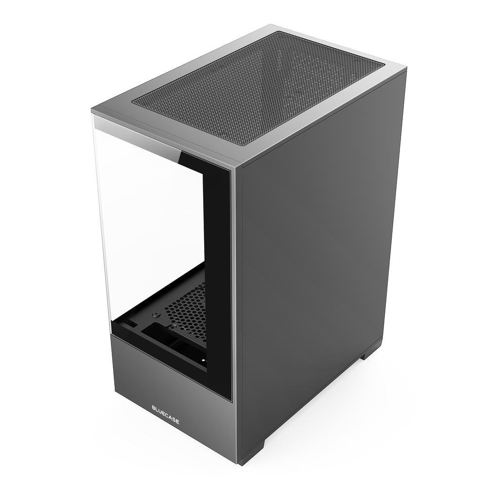 Imagem 2 de 5 do produto Gabinete Gamer Bg-055 Hit Pro 3x Fan Rainbow Vidro Cinza