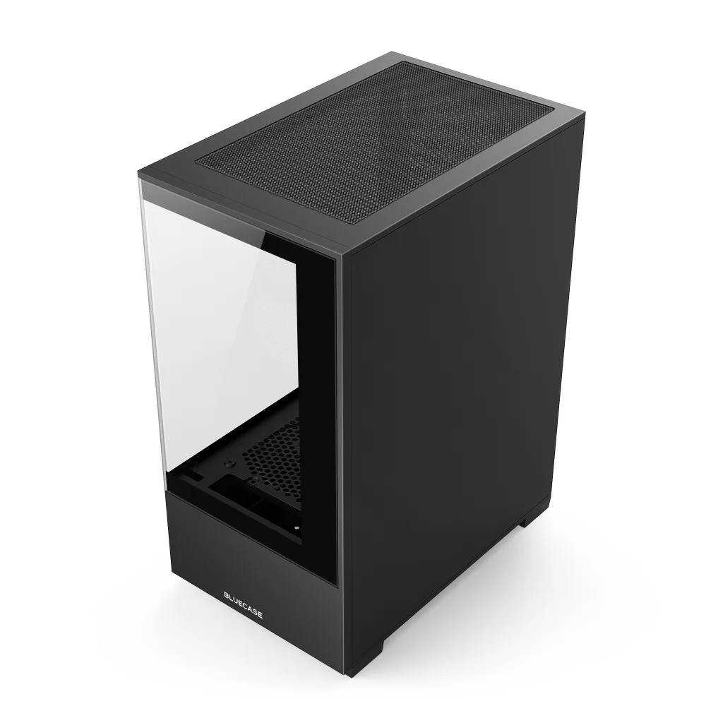 Imagem 2 de 5 do produto Gabinete Gamer Bg-054 Hit Bluecase Usb 3.0 Vidro Temperado