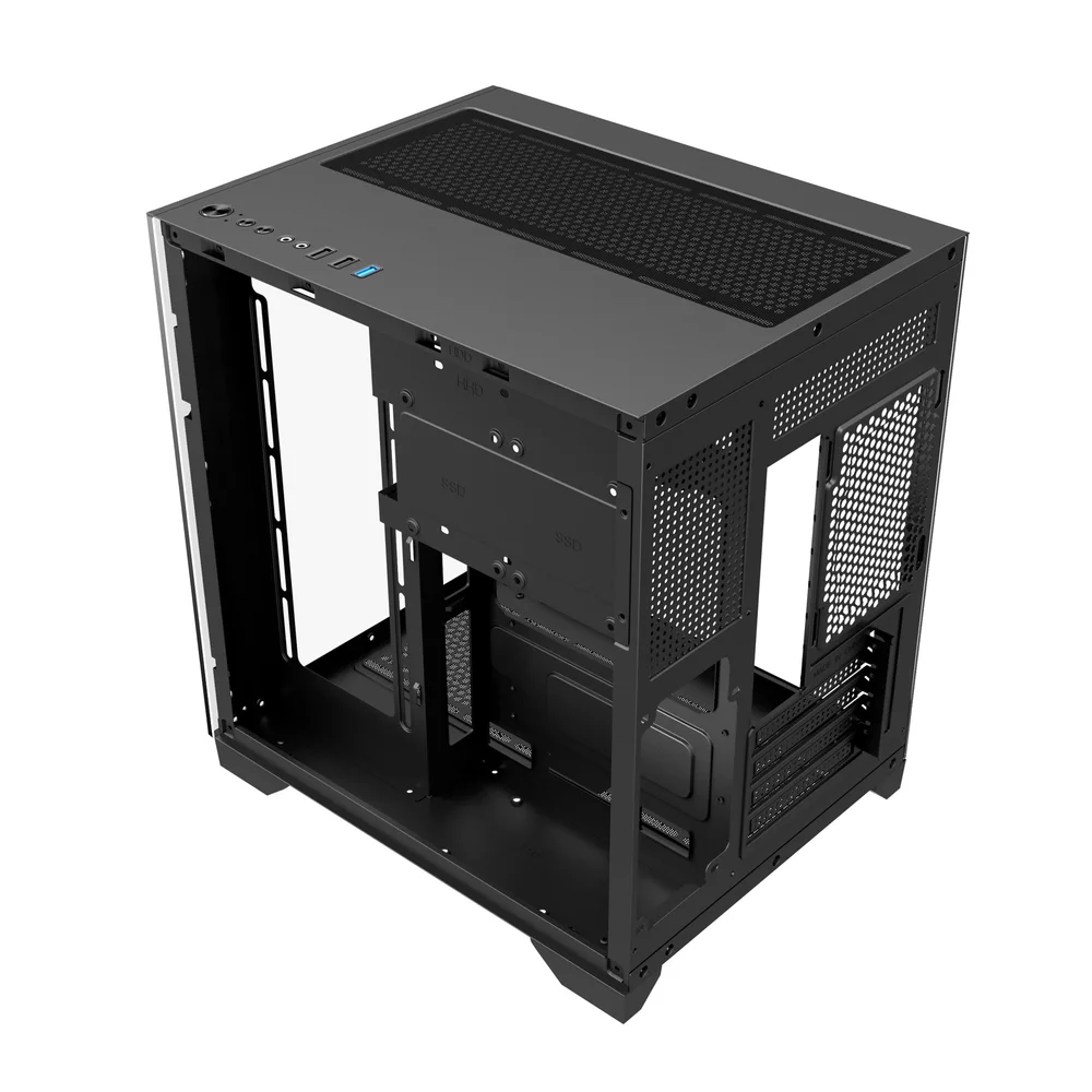Imagem 4 de 5 do produto Gabinete Gamer Áquario Soul Pro 3x Fan ARGB Vidro Preto
