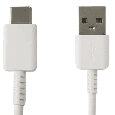 Cabo Usb Tipo C Samsung Note 8 Note 9 S8 S9   Branco