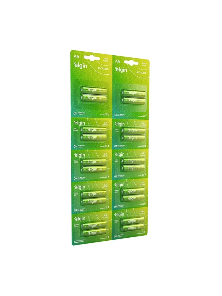 Imagem 4 de 4 do produto Pilhas Aa Alcalinas Cartela Com 20 82345