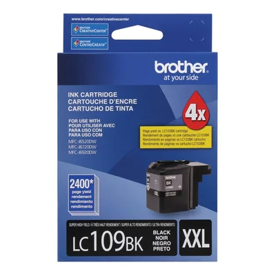 Cartucho De Tinta Brother Lc109 Lc109bk Lc 109 Preto Mfc-j6520dw Mfc-j6720dw Mfc-j6920dw | 50ml
