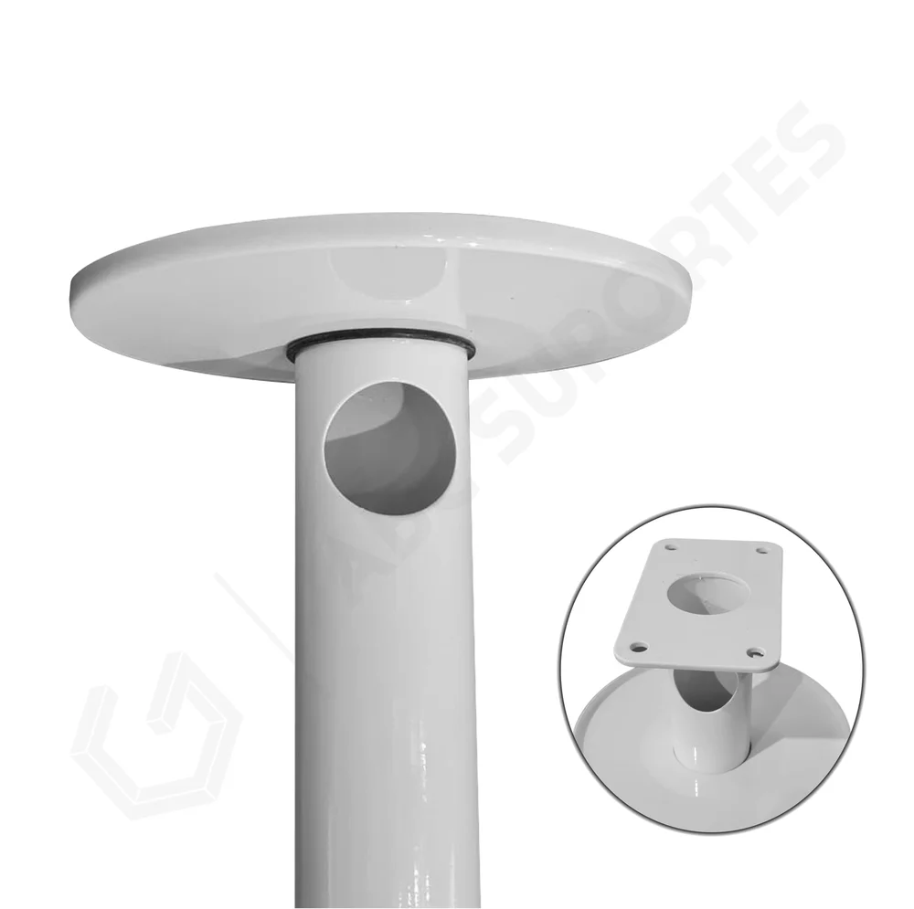 Imagem 5 de 5 do produto Suporte Tv Teto Telescópio 10" À 60" 1060.9cr Cromado Cor:cromado