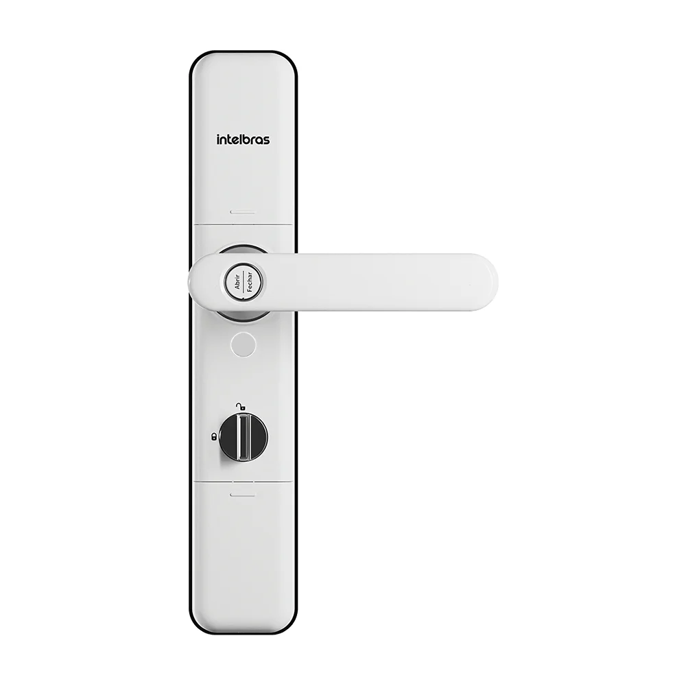 Imagem 4 de 5 do produto Fechadura Inteligente De Embutir Com Biometria Ifr 7000 Branca Intelbras