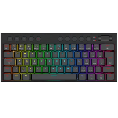 Teclado Mecânico Low Profile Redragon Horus Mini Preto 60% Switch Brown