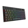 Teclado Mecânico Low Profile Redragon Horus Mini Preto 60% Switch Brown